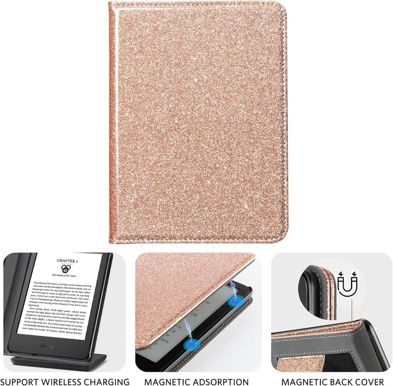 CoBak Case for 6" Tablet Cases (2024 & 2022, 11th Gen) - PU Leather Smart Cover with Auto Sleep/Wake & Hand Strap, Premium Protective Case for Tablet Case - Image 4